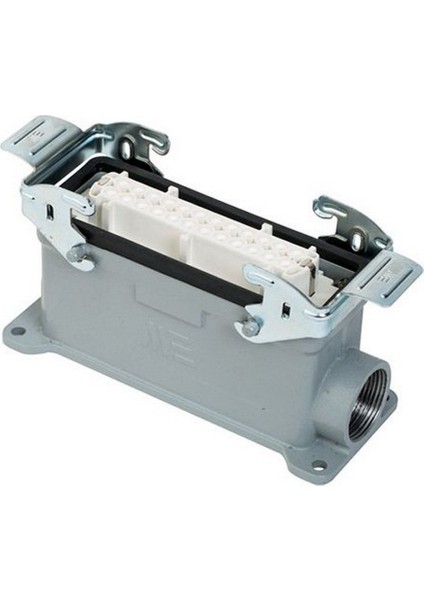 403046S 24 x 16A. Çoklu Duvar Prizi Metal Mandallı