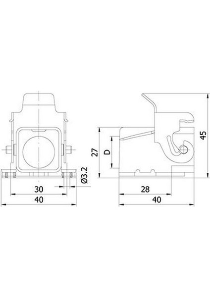 403013S 5 x 10A. Çoklu Makine Prizi Eğik Geçişli Metal Man. fiyatları