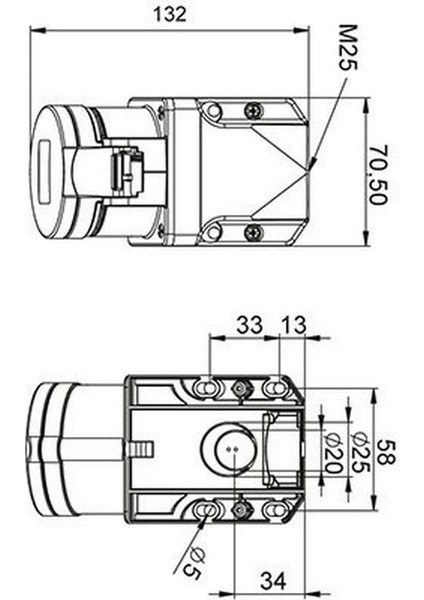 406602 3 x 16A. IP44 Duvar Prizi Eğik Gövdeli fiyatları