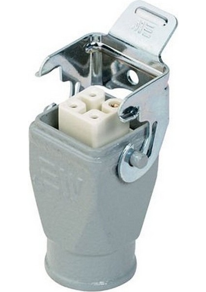 403004S 4 x 10A. Uzatma Prizi Metal Mandallı