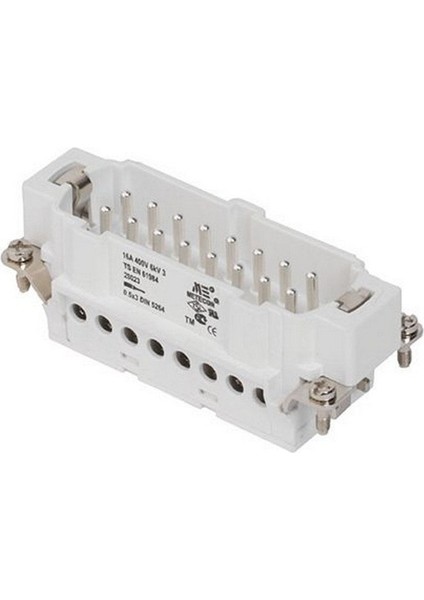 29027 32 x 16A. Çoklu Fiş Çekirdek Montajlı Vidalı Bağlantı