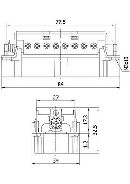 29027 32 x 16A. Çoklu Fiş Çekirdek Montajlı Vidalı Bağlantı fiyatları