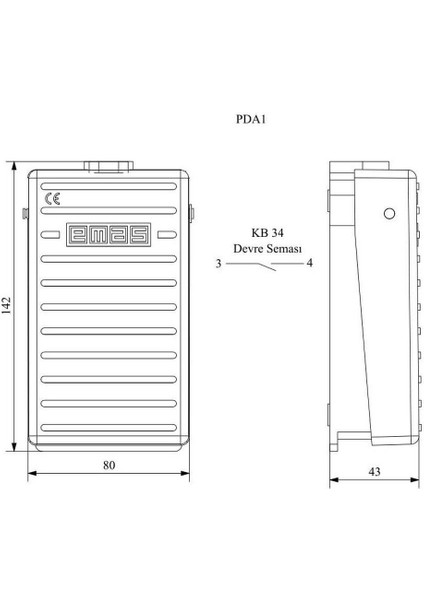 Pda1 Alüminyum Pedal 1 Na