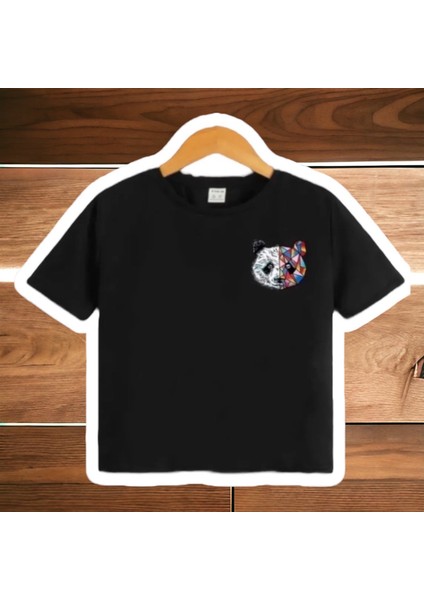 Panda Baskılı Çocuk T-Shirt