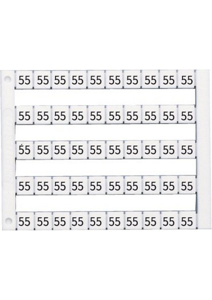 0.0.0.5.05010 Dy 5 (10) Numaratör ( 500 Adet - 1 Kutu )