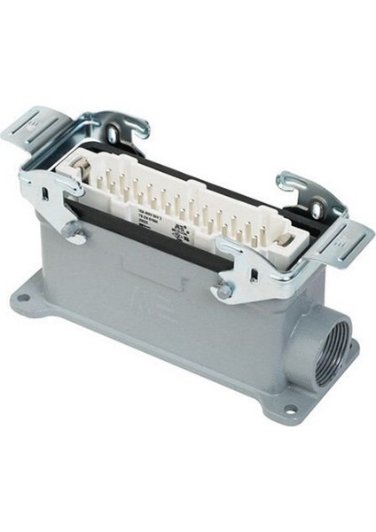 403047S 24 x 16A. Çoklu Duvar Fişi Metal Mandallı