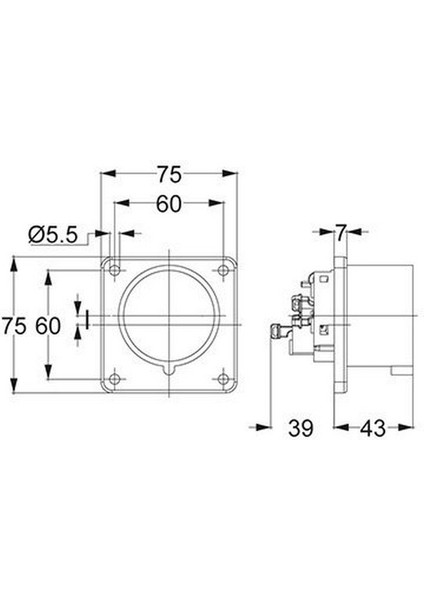 T28112 4 x 16A. IP44 Makine Fişi Düz fiyatları