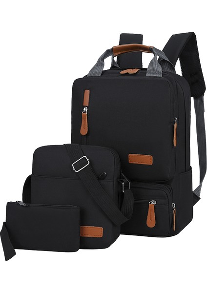 Üç Parçalı Dış Mekan Iş USB Sırt Çantası (Yurt Dışından)