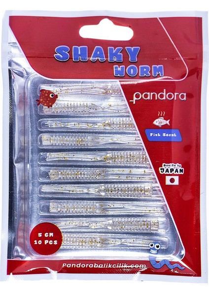 Shaky 5cm 10 Parça Lrf Silikon Sahte Yem - Yellow Wıng