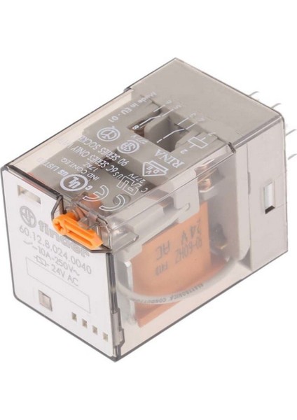 Fınder F.60.12.8.024.0040 Genel Kullanımlı 2 Co -10 A Kontaklı 24 V Ac 8 Pin