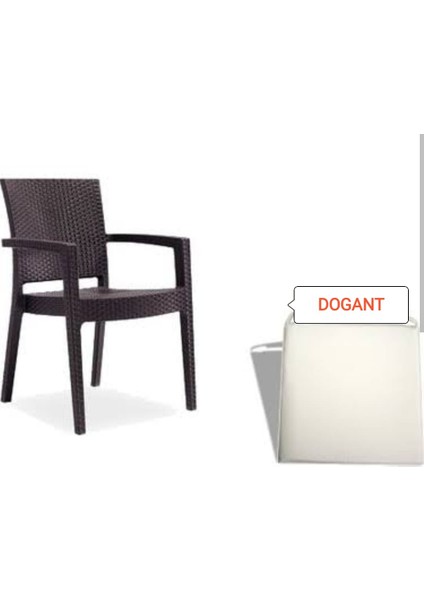 2 Adet Rattan Koltuk 2 Minder