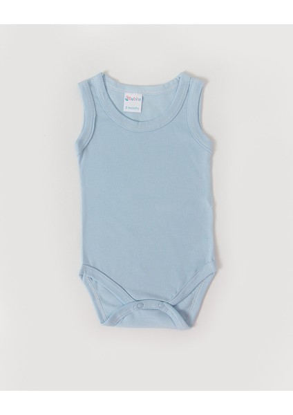5'li Bebek Kolsuz Atlet Body Mavi