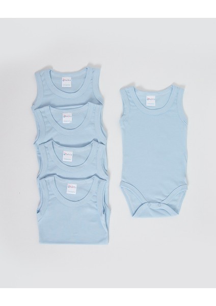 5'li Bebek Kolsuz Atlet Body Mavi fiyatları