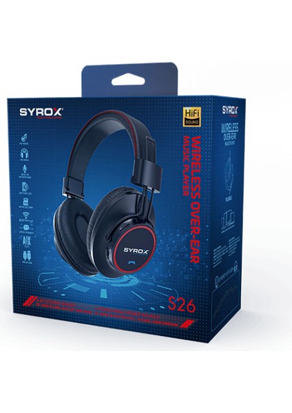 S26 Bluetooth Stereo Kulak Üstü Kulaklık