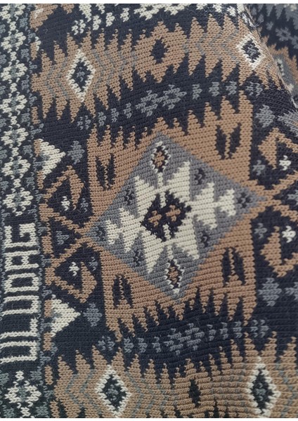 Kadın Siyah Etnik Desenli Kilim Şal fiyatları