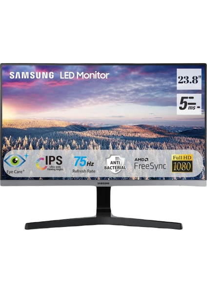 23.8" 75Hz 5ms (HDMI+VGA) FHD IPS Monitör LS24R350FZRXUF