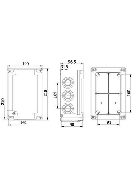 40204005 140X210X90 Termoplastik Buat Gri fiyatları