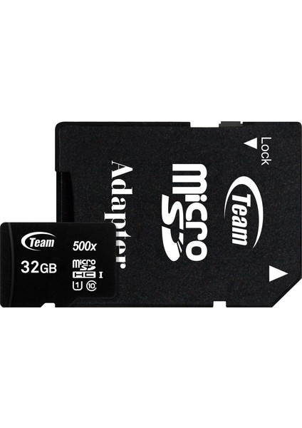 500X 32 GB 100MB/s Mikro SDHC Class 10 USH-I Hafıza Kartı + Adaptör (TUSDH32GUHS03)