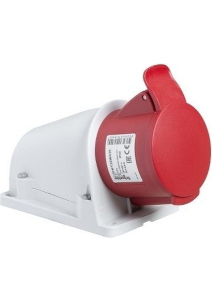 Schneıder PKY16W435 5 x 16A, Trifaze, 3p+N+T, IP44, Hızlı, Duvar Prizi