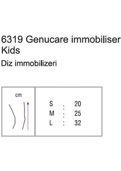 Genucare Immobilizer Kids 6319 Medium