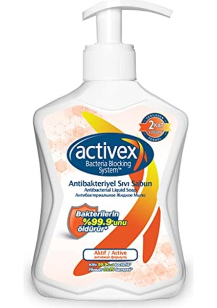 Antibakteriyel Sıvı Sabun Aktif 300ml