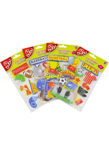 Eva 3D Eva Sticker Spor STS018