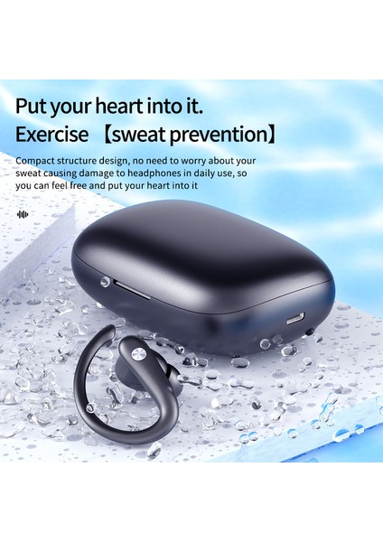T30S Kablosuz Bluetooth Kulaklık Kulak Askılı Spor Koşu Kulak Tıkacı Güç Ekranlı Su Geçirmez Kulaklık Giyen Rahat (Yurt Dışından) modelleri