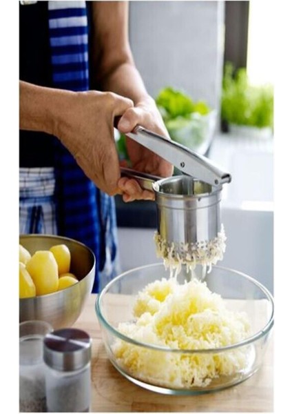 Patates Ezici Patates Pres Makinesi Manuel 24,5 cm Paslanmaz Çelik Kaliteli Ikea