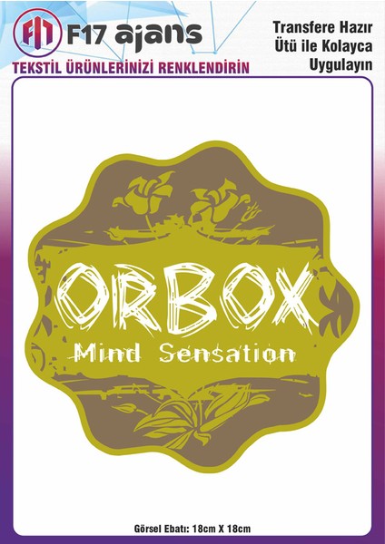 Ütü ile Yapışan Tekstil Baskı Görseli Orbox