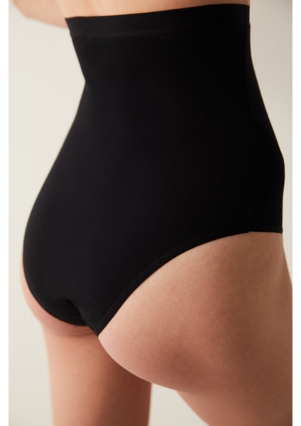 Siyah Penti Mama Hamile Slip Külot