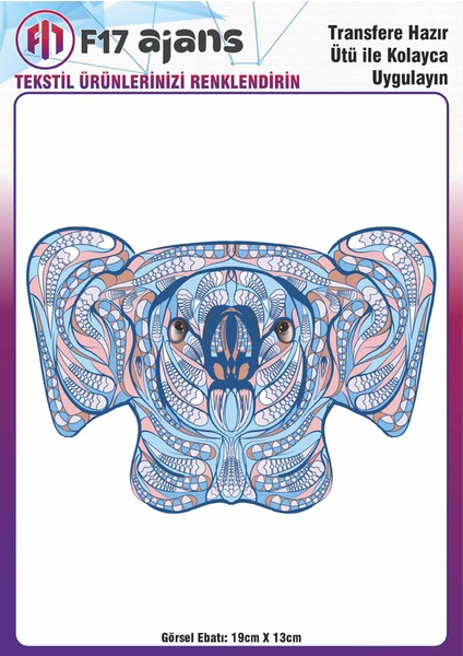 Ütü ile Yapışan Tekstil Baskı Görseli 151