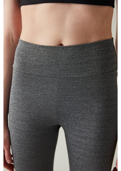 Gri Düğüm Detaylı Tayt