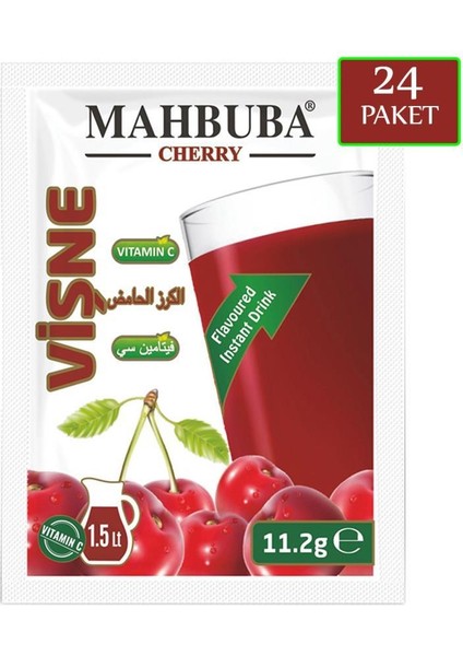 Vişne Aromalı Soğuk Toz İçecek 24x11.2gr