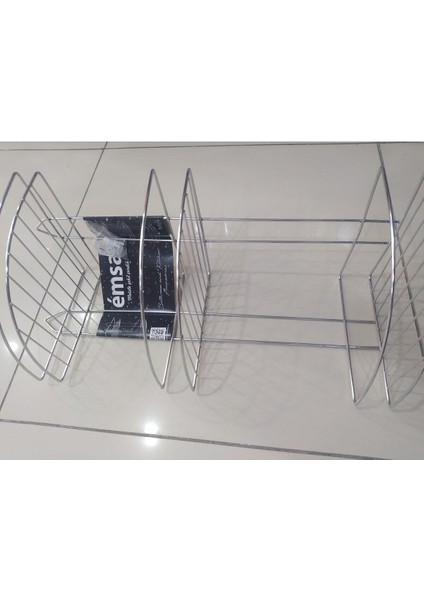 Emsahome Emsa 3 Katlı Oval Köşelik Banyo Rafı Paslanmaz FMA06187