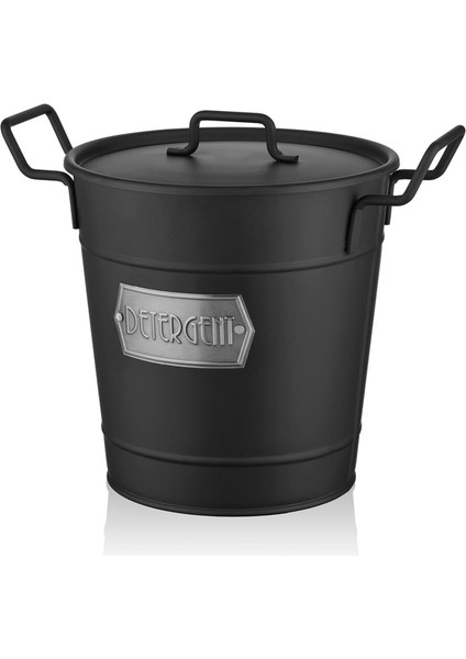 Galvaniz 33X24CM Deterjan & Saklama Kovası Siyah GLV0507 fiyatları