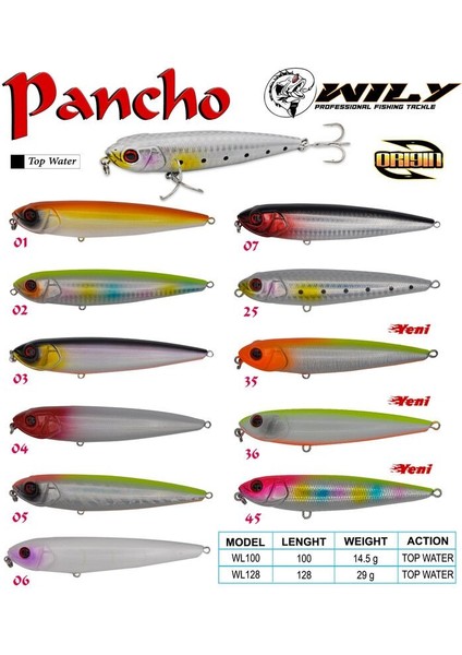 Pancho 10 cm Maket Balık 14.5 gr 02