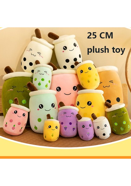 25CM Peluş Oyuncak Kawaii Peluş Süt Çay P Sevimli Yumuşak Yumuşak Doldurulmuş Oyuncak (Yurt Dışından)