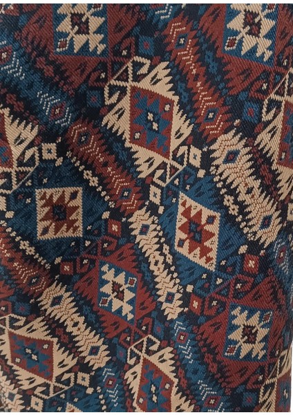 Kadın Ana Etnik Desenli Kilim Şal