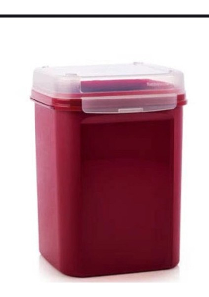 Tupperware Özel Kare Bordo 5.5 Litre
