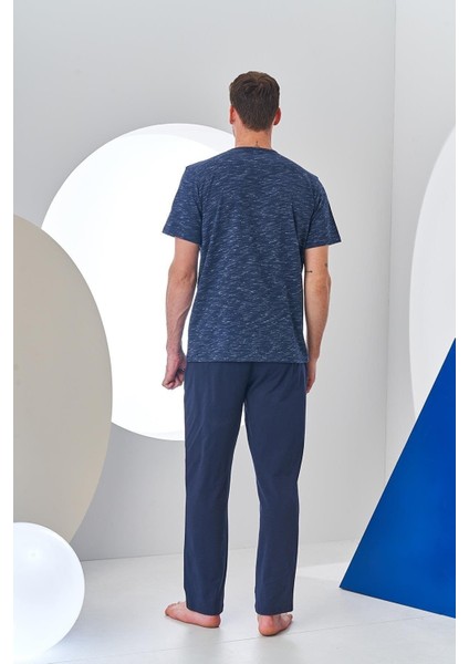 Erkek Kısa Kol Pijama Takımı 24311