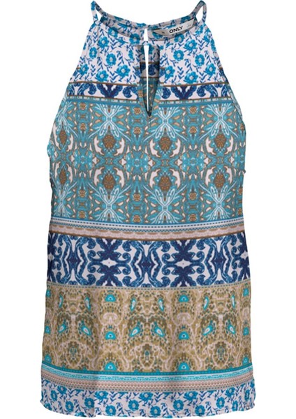 Onlalma Lıfe Vıs S/l Keyhole Top Aop