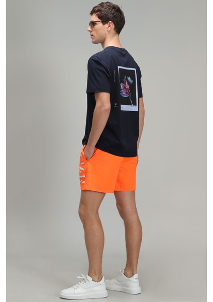 Stewart Modern Grafik T- Shirt Gri