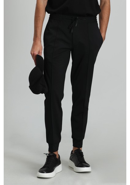 Pito Jogger Pantolon Tailored Fit Siyah