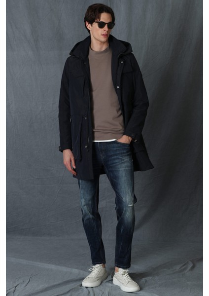 Lucas Smart Jean Erkek Pantolon Slim Fit Mavi