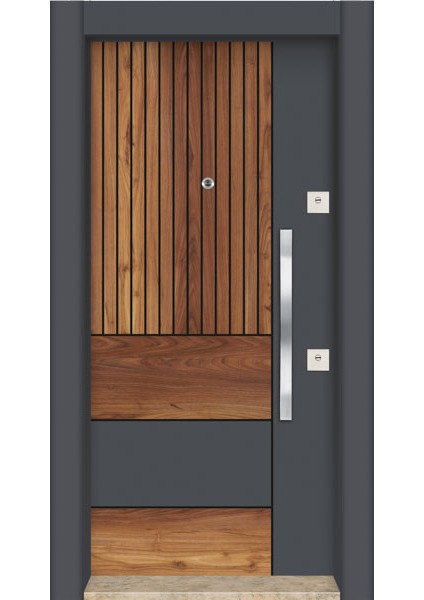 MN-1108 Daire Giriş Kapısı Çelik Kapı