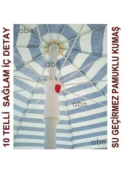 Pamuklu Kumaş Büyük Boy Açı Verilen 2 mt Şemsiye Su Bidonu Beraber Bahçe,balkon,teras,plaj Şemsiyesi fiyatları