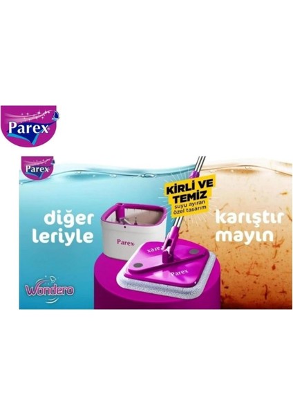 Wondero Otomatik Temizlik Seti - Temiz & Kirli Suyu Ayırma Özelliği