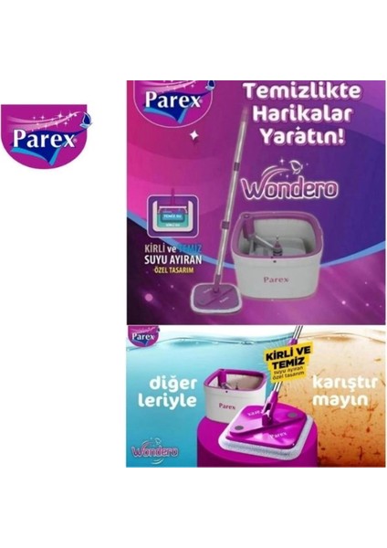 Wondero Otomatik Temizlik Seti - Temiz & Kirli Suyu Ayırma Özelliği