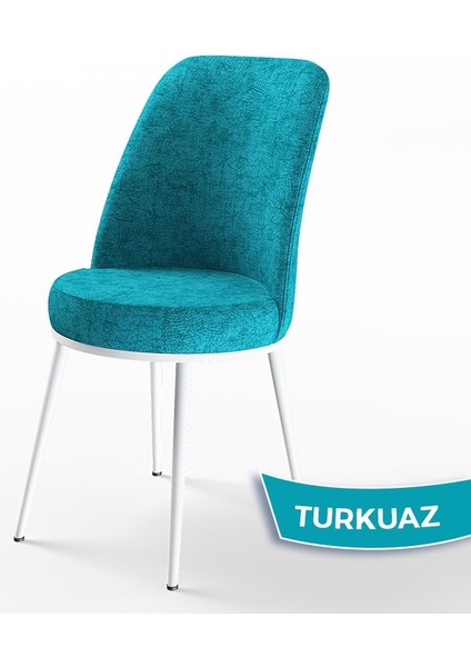 Concept Pir Serisi 80X130 Sabit Beyaz Mermer Desen Mutfak Masa Takımı ve 4 Sandalye 1 Bench