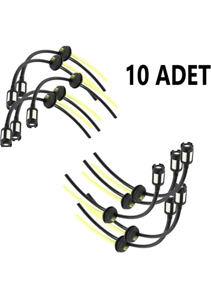 Kmtmak Motorlu Tırpan Benzin Deposu Hortum Seti 10LU Set